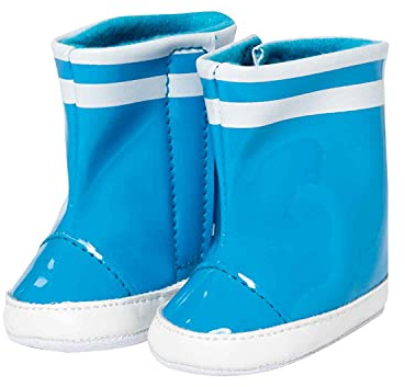 Heless 144 - Bottes en Caoutchouc pour poupées - Bleu Clair - Taille 38 à 45 cm - pour Pieds secs de poupée par Temps pluvieux et créateur de Tendances dans Le Monde de la Mode de poupée
