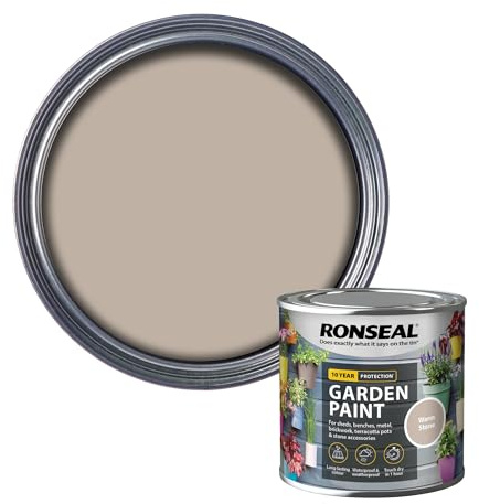 Ronseal RSLGPWS250 250 ml Garden Paint - Warm Stone