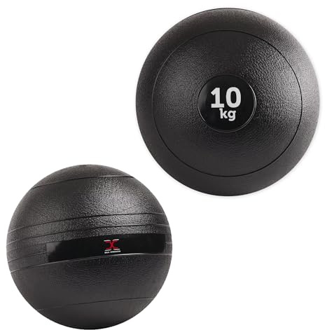 MAXSTRENGTH Slam Ball 10-12kg No Bounce | CrossFit Wall Ball for Strength Training, MMA Fitness, Core Workout & Functional Training, Home Gym Exercise Equipment (10)