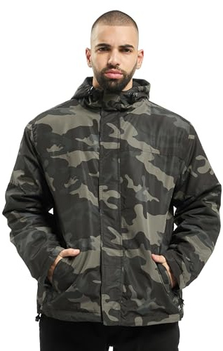 Brandit Vindjacka för män med dragkedja framtill, Darkcamo, L