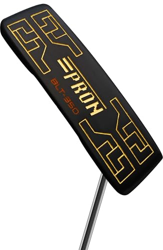 Japan Pron CNC Milled Face Blade Putter Golf Club, with Cover, TRV23 Model, Black Oil Finish, 36 Inches