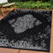 Carpettex Outdoor Teppich Wetterfest 240 x 340 cm Sisal Optik Schwarz - Ideal für Balkon, Garten, Terrasse und als Küchenteppich - In&Out Teppich Waschbar, Flachgewebe, Pflegeleicht, Vintage Design