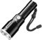 Skylla Taschenlampe Led aufladbar 500000 Lumen, Extrem Hell Taschenlampe USB Aufladbar Taktische Taschenlampen, IPX6 Wasserdicht 6 Speicher Lichtmodi für Camping Wandern Notfälle