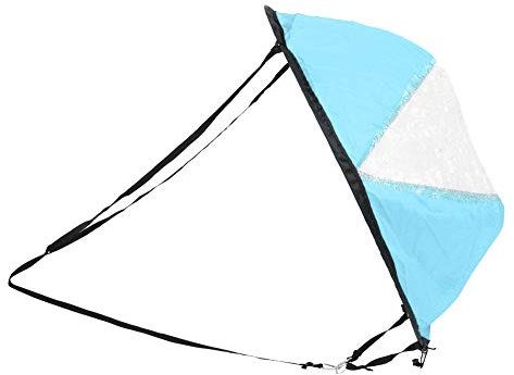 Brrnoo Kayak de Voile Compact en Polyester, Canoë de Voile léger pour la Navigation et Les Sports Nautiques