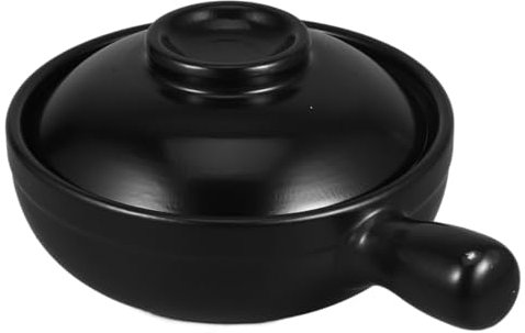 Garneck Marmite Argile Pour Cuisiner Petite Marmite à Soupe Riz Avec Couvercle Pour Cuisson