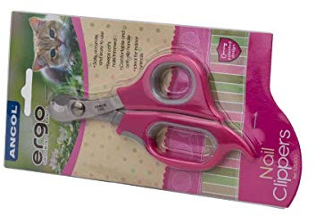 Ancol Ergo Nail Clipper Clear Scissor Action Trimmer for Cats and Dogs - Safe Accurate and Easy To Use Grooming Tool - Ideal for Keeping Pet Nails Trimmed