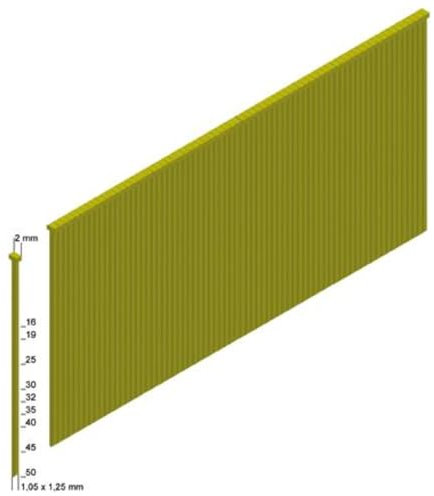 Prebena J35CNKHA Stauchkopfnägel 13-50 mm für Druckluftnagler 5000 St