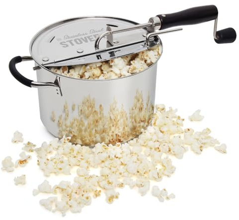 StovePop Stainless Steel Popcorn Popper by VICTORIO VKP1160
