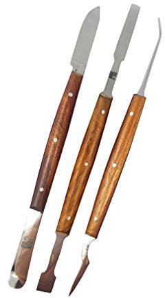 3D Printing 3D Print Clean-Up Utility Tool Kit– 3 Piece Precision Print Clean-Up Tool Set – Double Ended Support Removal Accessories for 3D Prints