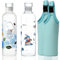 TDN Trinkflasche Glas auslaufsicher 500ml, BPA freie Wasserflasche, Trinkflasche Wasserflasche Glas mit Neoprenhülle, Trinkflaschen für Sport, Spülmaschinenfest, 2 X 500ml Glasflasche
