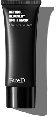 Face D - Maschera Viso e Collo Ristrutturante Notturna di Retinolo - 75 ml