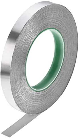 XYWHPGV Nastro in foglio di alluminio da 15 mm Nastro ad alta temperatura per HVAC, sigillatura, rappezzatura Nastro adesivo per condotti di aria calda e fredda 50 m / 164 piedi(2dfa3 1ab6b 5a368 eec