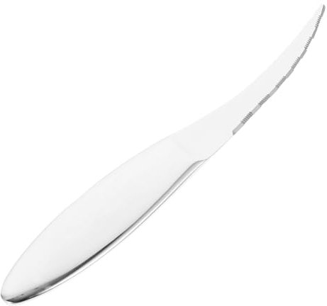 COLLBATH 1 Pc Taglia Gamberetti Strumento Guscio Di Frutti Di Mare Pelapatate Per Gamberi Pulitore Di Gamberi Strumento Per La Pulizia Dell'aragosta Acciaio Inossidabile Silver