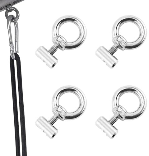 Lot de 4 butoirs de fixation pour auvent, kit de blocage pour store de camping,butoirs d'auvent en acier inoxydable,accessoires pour rail de passepoil pour caravane, camping-car, camping-car, bateau