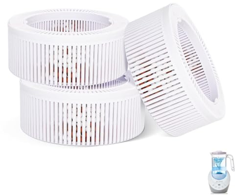 Lot de 3 filtres de rechange au sulfite de calcium pour pichet à hydrogène ALTHY H2-PITCHER, élimine le chlore de l'eau potable