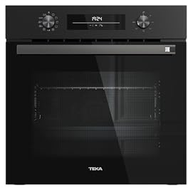 TEKA Horno Pirolítico Multifunción, 8 Funciones de Cocción, Limpieza Pirólisis y HydroClean, Sistema ThermoSeal, Acero Inoxidable Antihuellas, Modelo NEO HSB 6250 P FBK