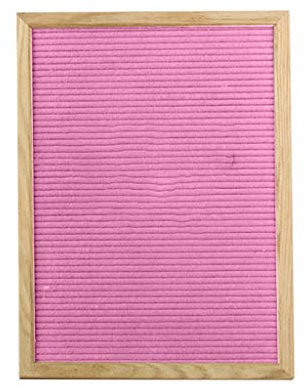 Tubayia DIY Filz Letterboard Buchstaben Tafel Buchstabenbrett Buchstabentafel für Zuhause, Büro (Rosa)