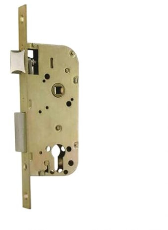 GDK DANKAMI Cerradura Embutir Entrada a 40mm Con Bombillo 30+30 B70, latonada