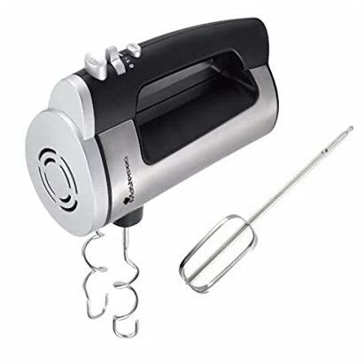 Masterpro - Sbattitore elettrico 300W a 6 velocità, con ganci e fruste, linea Foodies