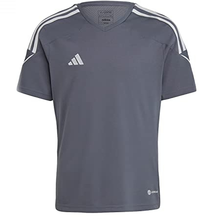 Adidas Boys Jersey (Short Sleeve) Tiro 23 League Jersey, Team Onix/White, IC7484, 164