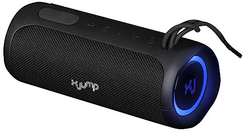 X JUMP XJ 100 Cassa Wireless Portatile Amplificata 40W, Alte Prestazioni, con Funzione TWS, AUX-IN, Microfono Incorporato, Speaker Wireless Resistente all'Acqua Waterproof IP67, Nero