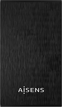 AISENS Caja Externa 2.5? ASE-2523B 9.5MM SATA a USB 3.0/USB3.1 GEN1. Negra