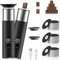 Hornhautentferner Elektrisch, 2-in-1 Elektrischer Hornhautentferner mit LED-Licht, Hornhaut Entferner Professionelles mit 3 Einstellbare Geschwindigkeit, 60Pcs+10Pcs Polierscheibe Ersatz Schleifkissen