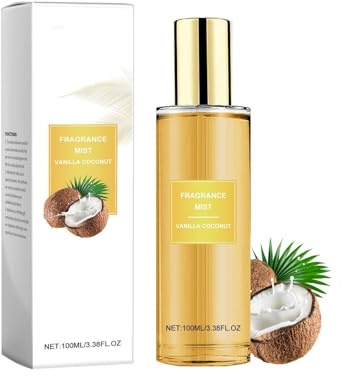 Profumo per Donna, Nebulizzatore Corpo per Donna, Spray a Lunga Durata alla Vaniglia e Cocco, Eau de Parfum, Profumo con Oli Essenziali e Ferormoni Infusi 100ml