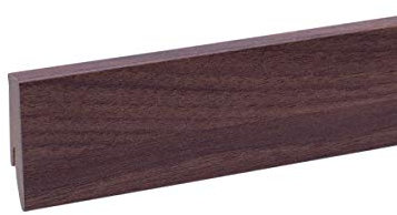 Leiste24 Sockelleisten All Inclusive Paket 26m Fussleisten 60mm Nussbaum