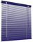 Victoria M. Aluminium Jalousie 60 x 130 cm, blau, Jalousie ohne Bohren, inkl. Klemmclips