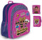 LOL Kindergartenrucksack Mädchen 1 Klasse Tornister Rucksack SET 3 tlg. L.O.L. für Vorschule inkl. Sportbeutel Federmäppchen
