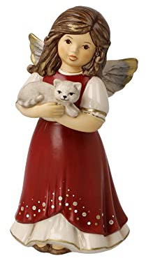 Goebel juldekoration ängelfigur tillverkad av porslin, mått: 14 cm x 7 cm x 7 cm, 41–671-29-1