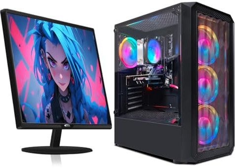STGsivir Basic Gaming PC Bundle,