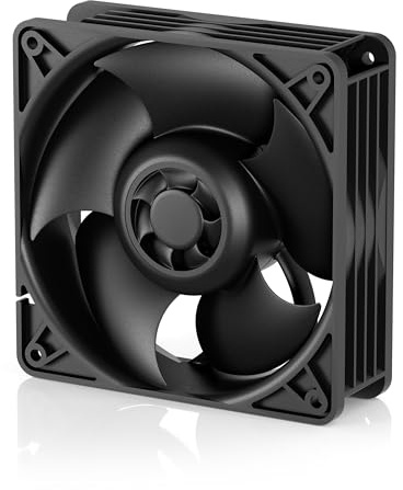 ARCTIC S12038-4K - 120x120x38 mm serverfläkt, 600-4000 rpm, PWM-reglerad, 4-polig anslutning, 12 V DC, särskilt effektiv, svart