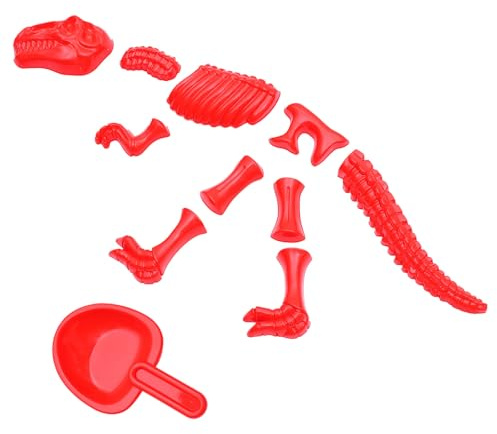HOOTNEE Moldes de Dinosaurios para Arena de Playa de Plástico Seguro y Duradero Juguetes Creativos para Niñas Que Estimulan la Imaginación y Habilidades Manuales
