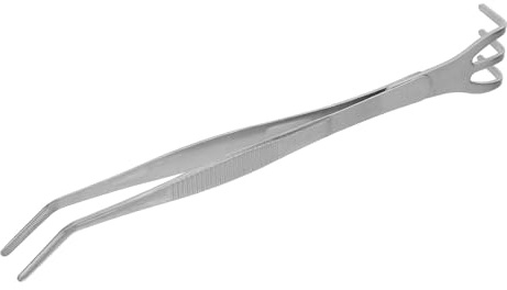 BIUDECO Pinzas de Rastrillo de Jardín de Acero Inoxidable 304, Cultivador Manual Pequeño Mango Corto Ergonómico para Jardinería y Cuidado de Raíces de Bonsái