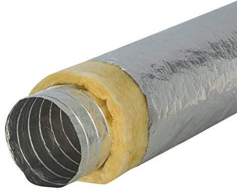 Intelmann Aluminium-flexslang Ø 250 mm, termiskt isolerad, längd 10 m (80, 100, 125, 150, 160, 200, 250)