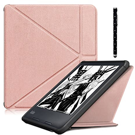 Acelive Étui Housse Coque pour Kobo Libra 2 (7 Pouces) eBook avec Support et Sommeil/Réveil Automatique