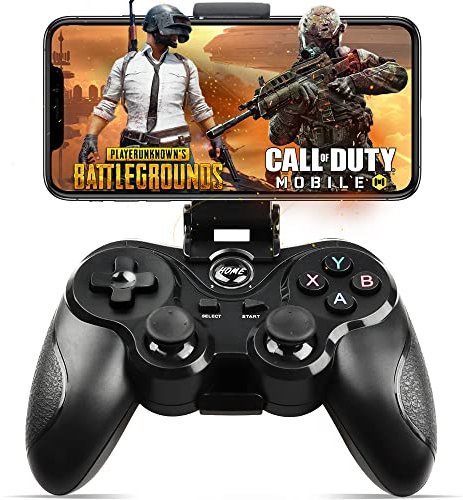 Megadream Android Controller Bluetooth, Wireless Key Mapping Gamepad Joystick für PUBG & COD & mehr, Kompatibel mit Samsung Galaxy, Nokia, OPPO, Google, Xiaomi, Motorola, Sony (Nicht für iOS/PC)