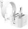 KP TECHNOLOGY 20W PD Fast Charger for HMD Barbie/Nokia 3210 / Nokia 235 4G / Nokia 225 4G / Nokia 215 4G (2024), USB C Charger (Foldable Plug + USB C Cable) Power Delivery Wall Charging Plug (WHITE)