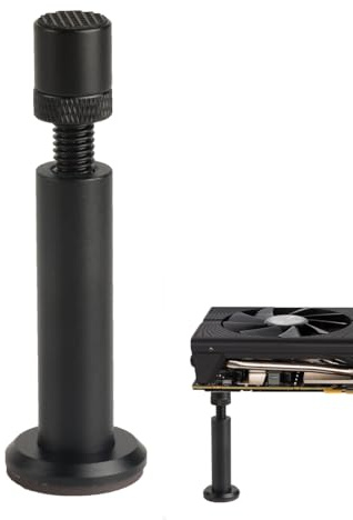 Newoutset GPU-stöd 75-120mm, för grafikkort | Aluminium, höjdjusterbar, med magnet, motverkar nedböjning