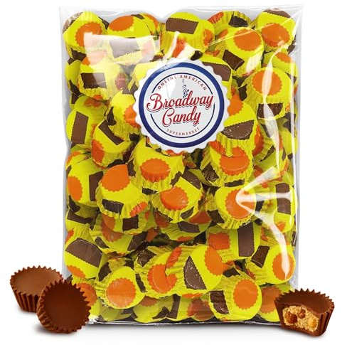 Peanut Butter Cup with Puffs 1kg Bag – Milk Chocolate Candy Bulk Bag for Sharing, Baking, Gifting & Snacks – Smooth Peanut Butter Centre Wrapped in Chocolate with Crunchy Puffed Texture