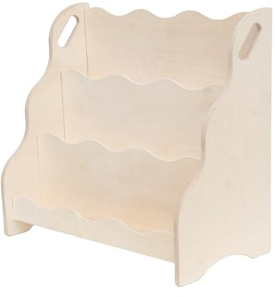 MAMOI Libreria e mobile portaoggetti per bambini, mensola da parete, mensola da golf Montessori per cameretta dei bambini, mensola in legno e mobili per bambini