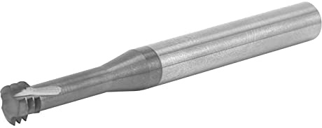 RASTKY Fresa de Rosca Herramienta en Espiral de Acero de Tungsteno de Alta Calidad para Aluminio, Cobre, Acero Inoxidable M8x1,25xD6x60 para Mecanizar Planos