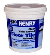 Henry No.430 Floor Tile Adhesive Beige Tub 1 Gl