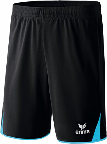 Erima Herren Classic 5-c Short Mit Innenslip, Schwarz/Curacao, M EU