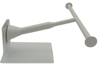 B&K Stand-Brillenhalter Weiß – Mit edlem Glasfuß & stilvollem Design – Brille ablegen, fertig! – Sicher. Praktisch. Elegant.