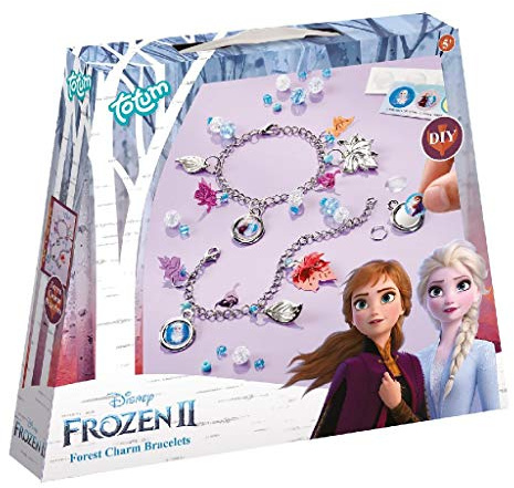 Totum Disney Frozen II Juego de Pulseras con Abalorios en Caja de Regalo