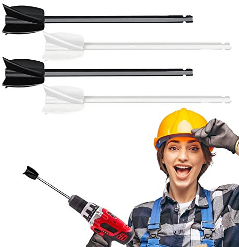 Richolyn 4 Peinture, Attachement Au Mélangeur Époxy pour Perceuse, Peinture Réutilisable Et Palette Mélangeur en Résine pour Mélanger La Résine Époxy, La Peinture, Le Glaçage en Céramique