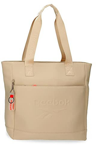 Reebok Noah Bolso Shopping 15,6 Beige 36x36x12 cms Poliéster